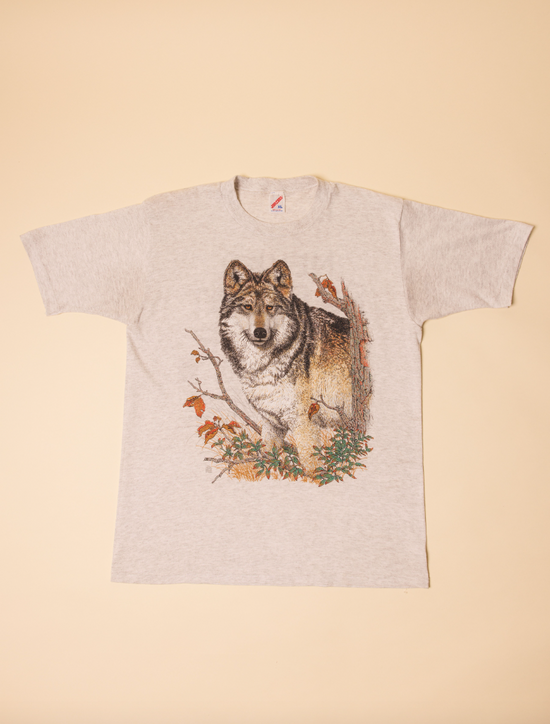 Vintage Wolf Shirt (Gray)
