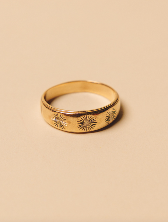 Vintage 70's, 14k Gold Ring