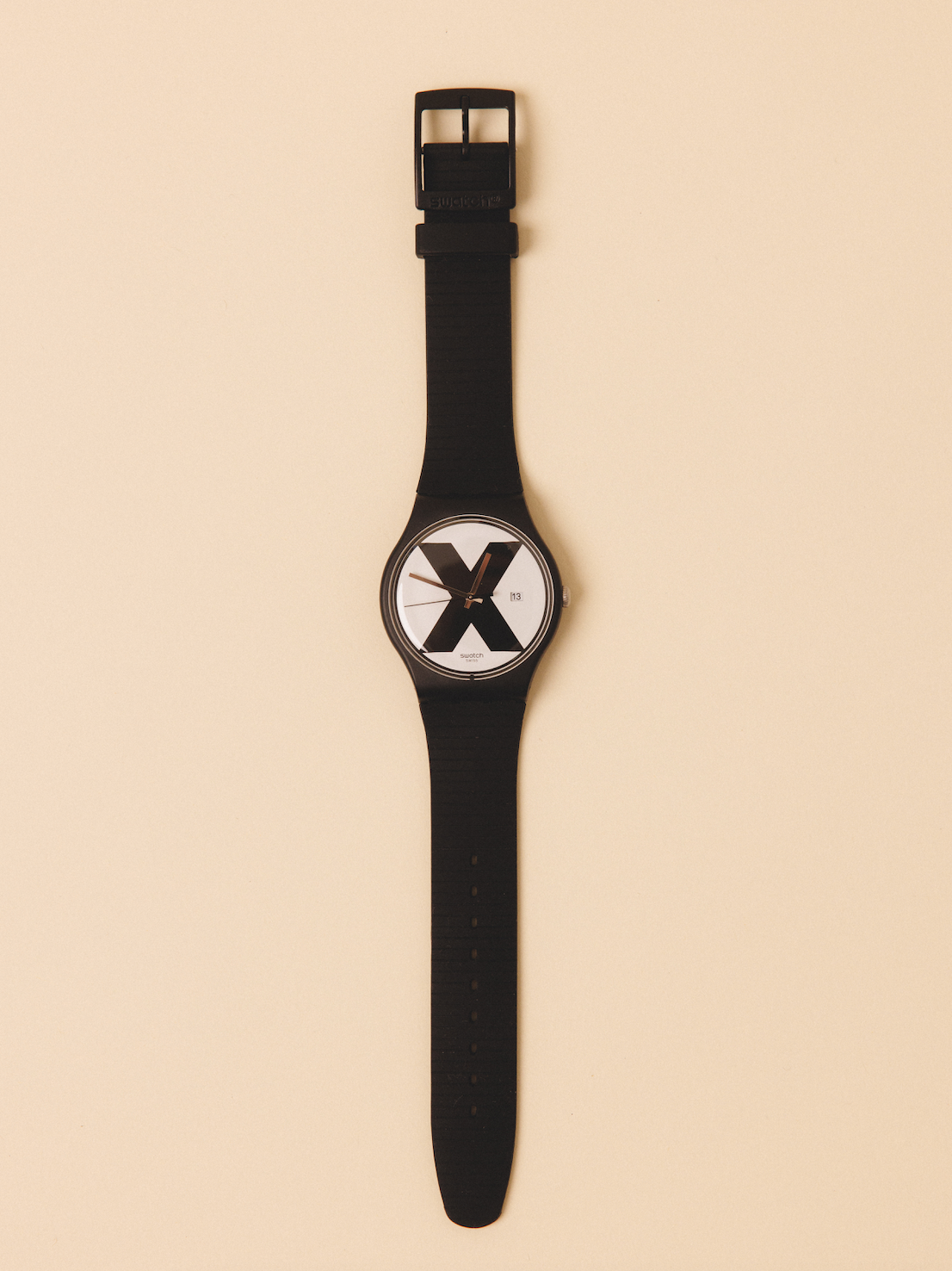 Swatch X- Rated 40mm Straight Edge Hardcore Watch