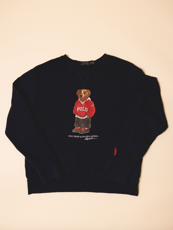 OG Polo Bear Crew (Black)