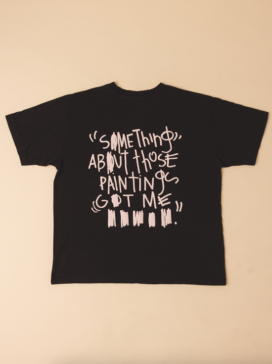 "Something About These Paintings" T-Shirt (Vintage Black)