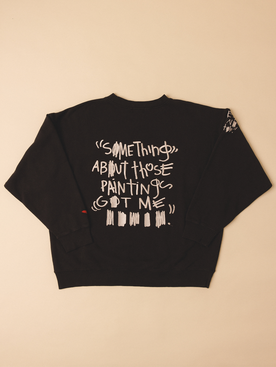 "Something About These Paintings" Crew (Vintage Black)